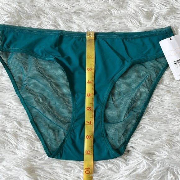 Lively Women’s Bikini briefs Mesh back panty in evergreen size Medium - Picture 7 of 11